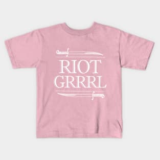 Riot Grrrl  // Feminist Pride Artwork Kids T-Shirt